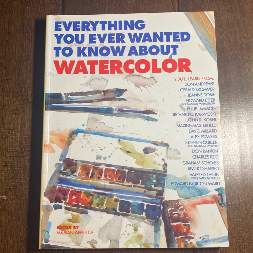 EUC LIKE NEW & Vintage book: Everything You Wanted to Know About Watercolor